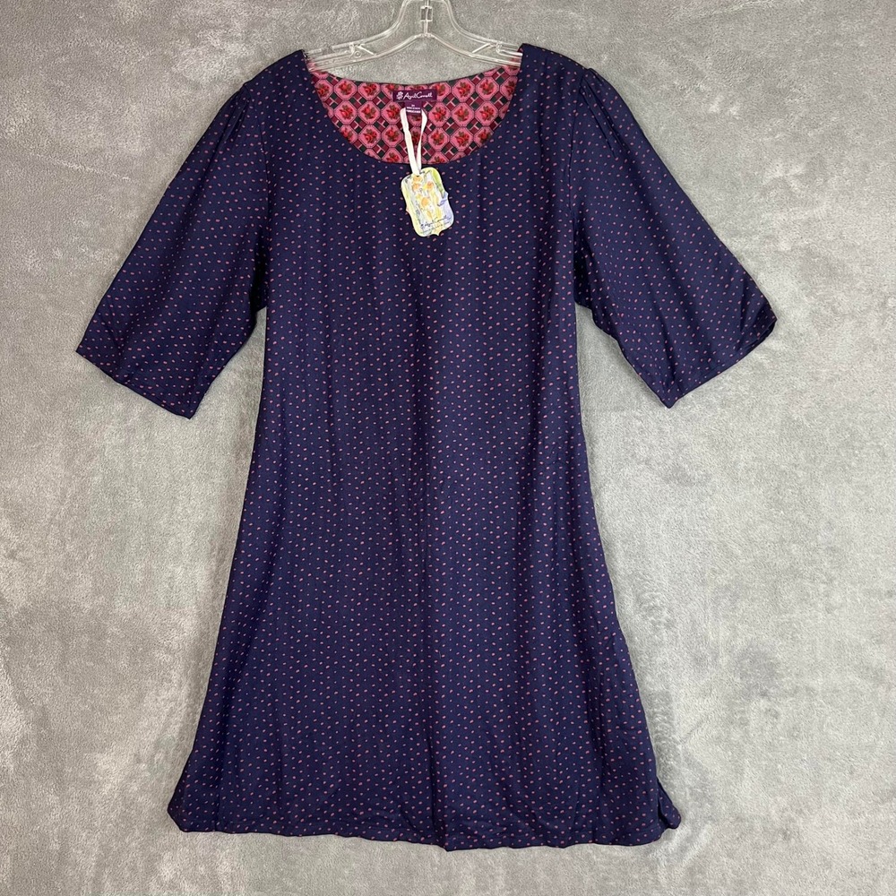 NWT April Cornell Michelle Reversible Short Dress Womens M‎ Cottagecore